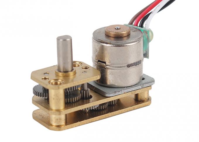 Stepper σκουληκιών 10mm μίνι συνδεμένη οριζόντια σωστή γωνία 2 φάση 3 μηχανών 5V