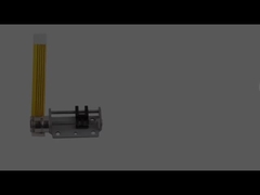 Ακρίβεια 8mm Stepper ολισθαινόντων ρυθμιστών μικροϋπολογιστών Dia μηχανή 22mm ολισθαίνων ρυθμιστής χαλκού μήκους με το υποστήριγμα γραμμικό