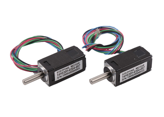 Υβριδική Stepper 1,8 βαθμού μηχανή 14mm μικροϋπολογιστής 2 άξονας 6.6V διαμέτρων Δ φάσης