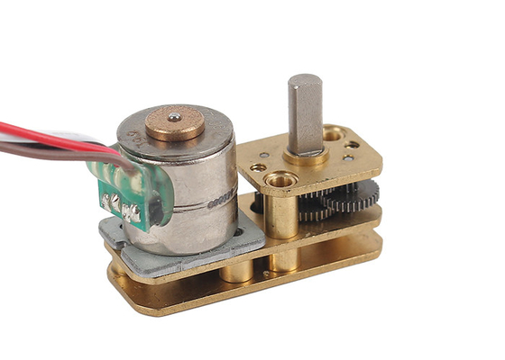 Stepper σκουληκιών 10mm μίνι συνδεμένη οριζόντια σωστή γωνία 2 μηχανών 5V φάση