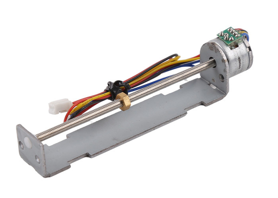 8V μικρή stepper ολισθαινόντων ρυθμιστών μηχανή 15mm τραπεζοειδής βίδα με το εξαγωνικό καρύδι