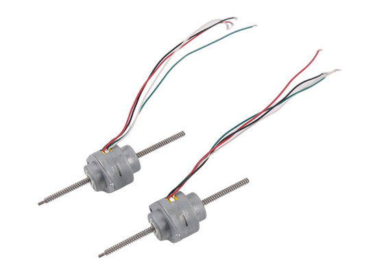 Μικροσκοπική Stepper μηχανή 7,5 βαθμός 25mm μη αιχμάλωτος με το τρέξιμο μέσω της βίδας μολύβδου
