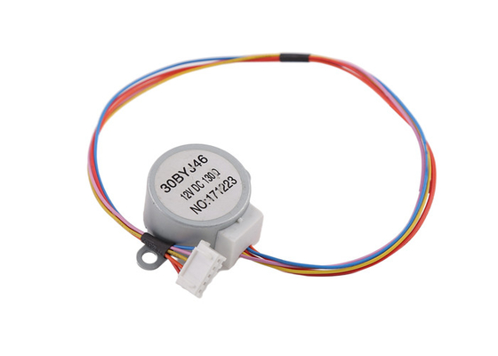 12V Stepper μαγνητών 7,5 βαθμού μόνιμη μηχανή 30mm καλώδιο 5