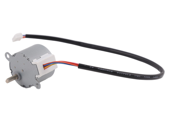 συνδεμένη Stepper 35mm 35BYJ412P μηχανή 3,75 βαθμοί γωνίας βημάτων με το κιβώτιο ταχυτήτων 42.5:1