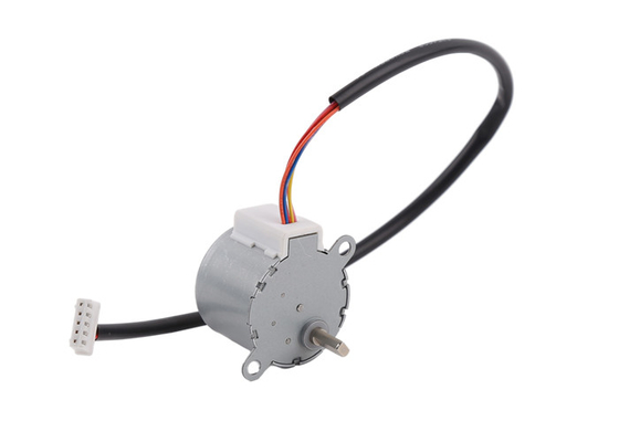συνδεμένη Stepper 35mm 35BYJ412P μηχανή 3,75 βαθμοί γωνίας βημάτων με το κιβώτιο ταχυτήτων 42.5:1