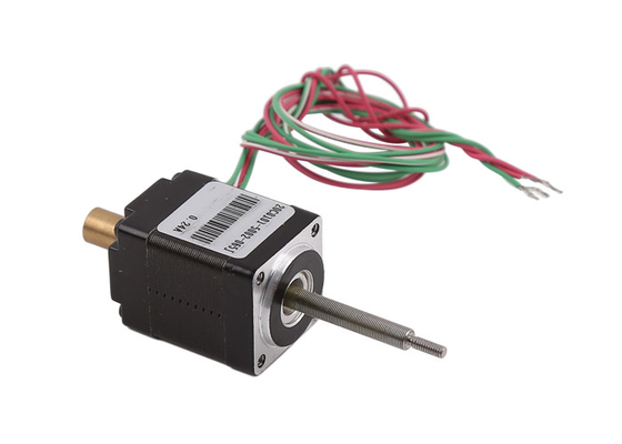 NEMA 8 20mm υβριδική Stepper μηχανή 1,8 γωνία βημάτων με το τρέξιμο μέσω του άξονα βιδών μολύβδου
