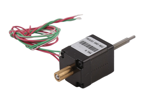 NEMA 8 20mm υβριδική Stepper μηχανή 1,8 γωνία βημάτων με το τρέξιμο μέσω του άξονα βιδών μολύβδου