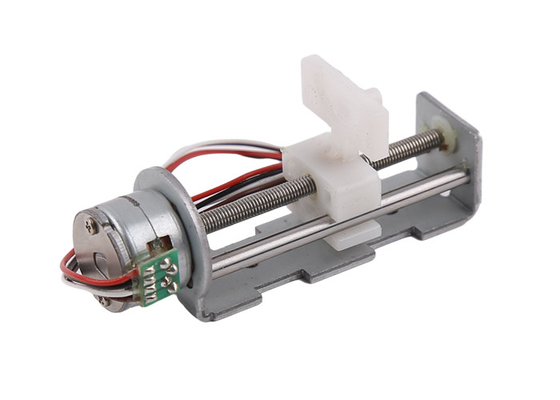 5V συνεχές ρεύμα 15mm γραμμική Stepper μικροϋπολογιστών μηχανή με το υποστήριγμα ολισθαινόντων ρυθμιστών βιδών